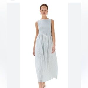 Hill House Blue Spaghetti Strap Maxi Sundress
